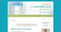 Desktop Screenshot of espace-sophrologie-nantes.com