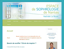 Tablet Screenshot of espace-sophrologie-nantes.com